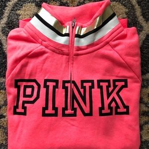 NWOT. PINK quarter zip